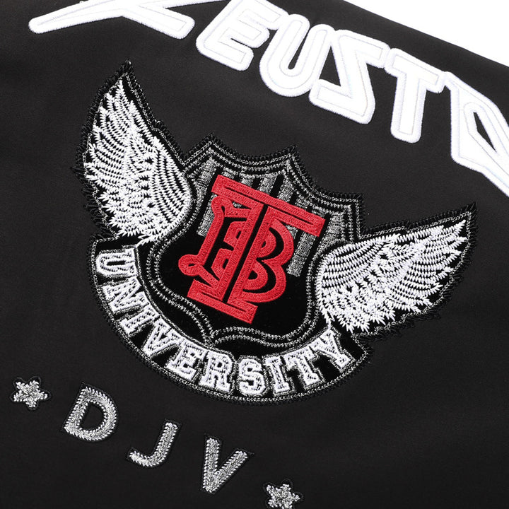 Herren Modische Bomberjacke mit Patch-Design Echo Archiv