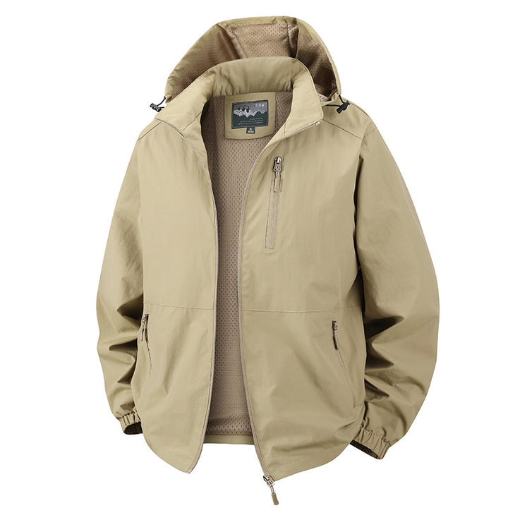 Herren Leichte Winddichte Outdoorjacke Echo Archiv