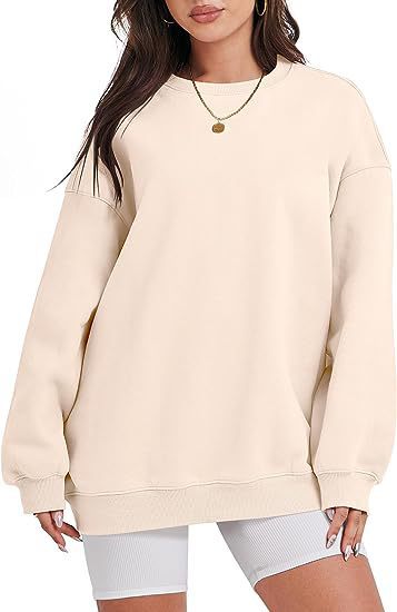 Damen nan extraweites Oversize-Sweatshirt mit überschnittener Schulter und angerautem Innenfutter Echo Archiv