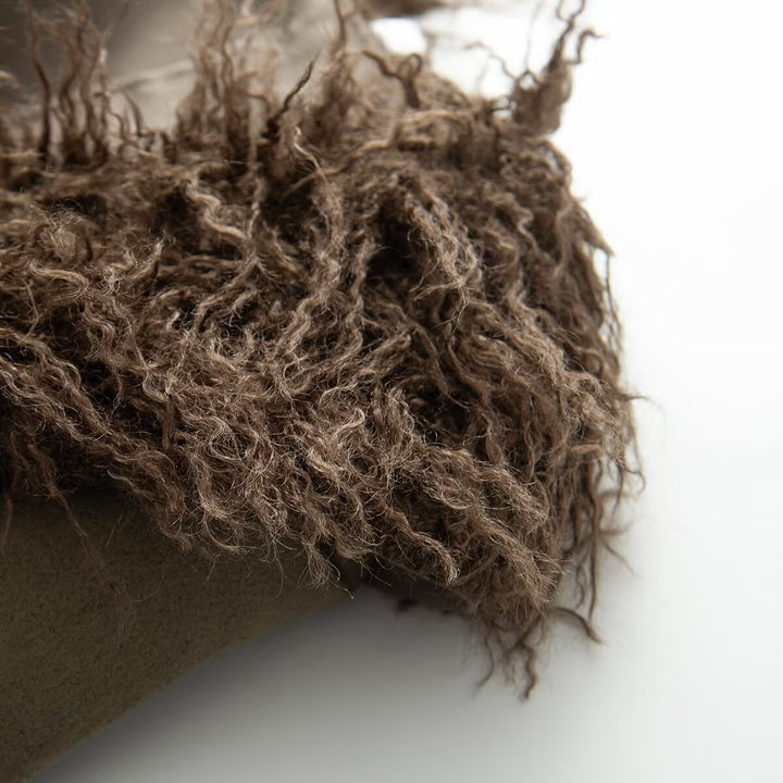 Damen Mantel mit Kunstfell-Schalkragen und Taillengürtel Echoarchiv