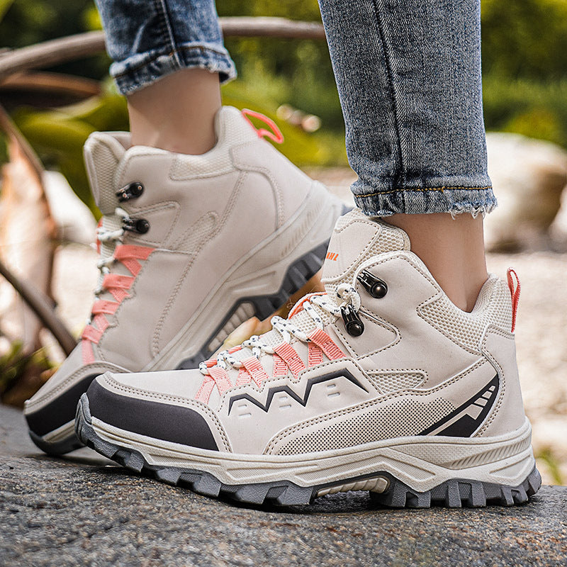 Damen Mid-Cut Geländewanderstiefel mit D‑Ring‑Schnürung, verstärktem Zehenschutz und griffiger Mehrzonen‑Trailsohle Echo Archiv