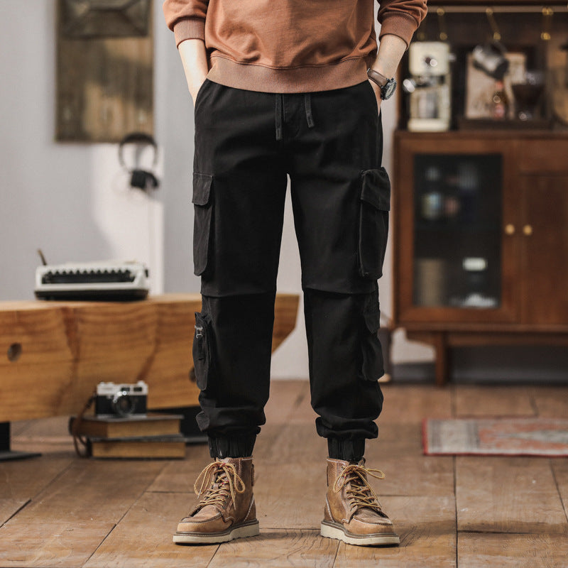 Herren Technische Cargo-Joggerhose mit Tunnelzugbund, Multifunktions‑Taschen und elastischen Beinabschlüssen Echo Archiv