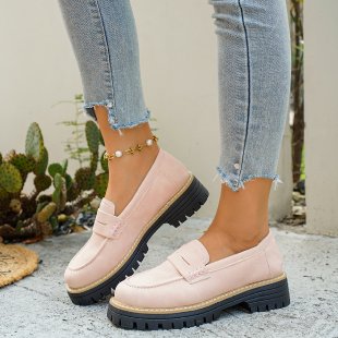 Damen Klassische Loafer mit robuster Profilsohle und gepolstertem Komfortfußbett – Lioré