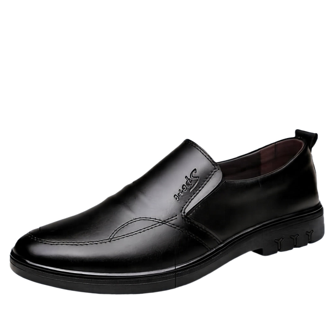 Herren Elegante und Bequeme Slip-On Lederschuhe Echoarchiv 1788175386