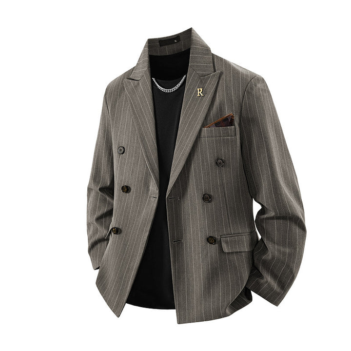 Herren eleganter kariertes Blazer Echoarchiv