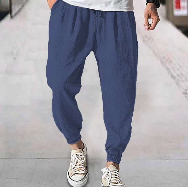 Herren lässige Relaxhose mit elastischem Bund und praktischen Taschen Echoarchiv