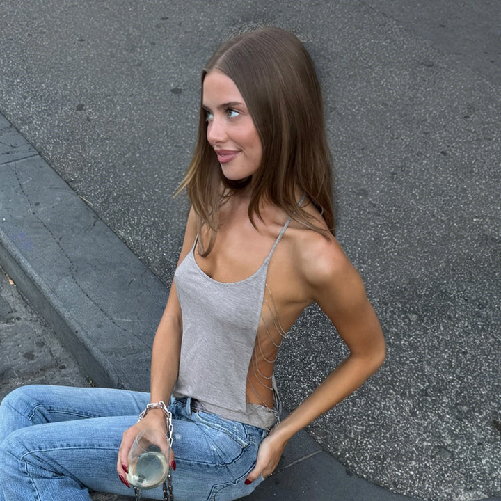 Damen Sportliches Tanktop mit innovativem Rückendesign Echo Archiv
