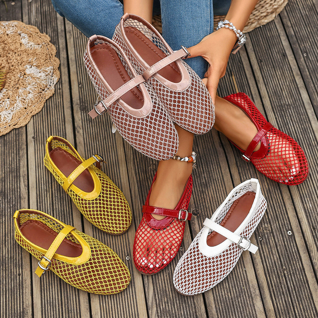 Damen Netzschuhe mit elegantem Riemen Echoarchiv