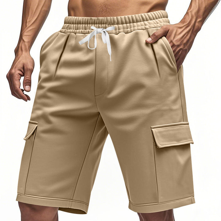 Herren lässige Cargo-Shorts mit praktischen Seitentaschen und elastischem Bund Echoarchiv