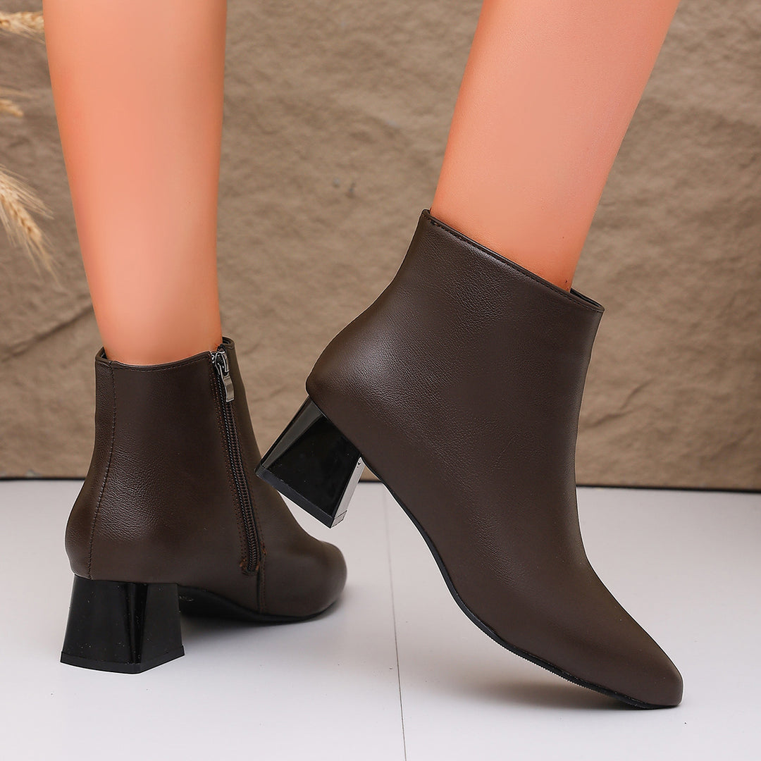 Damen Elegante Stiefeletten mit Blockabsatz Echo Archiv 1787605982