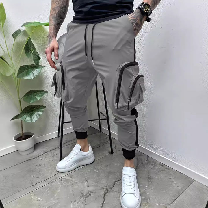 Herren Cargo Joggerhose mit Utility-Taschen Echoarchiv