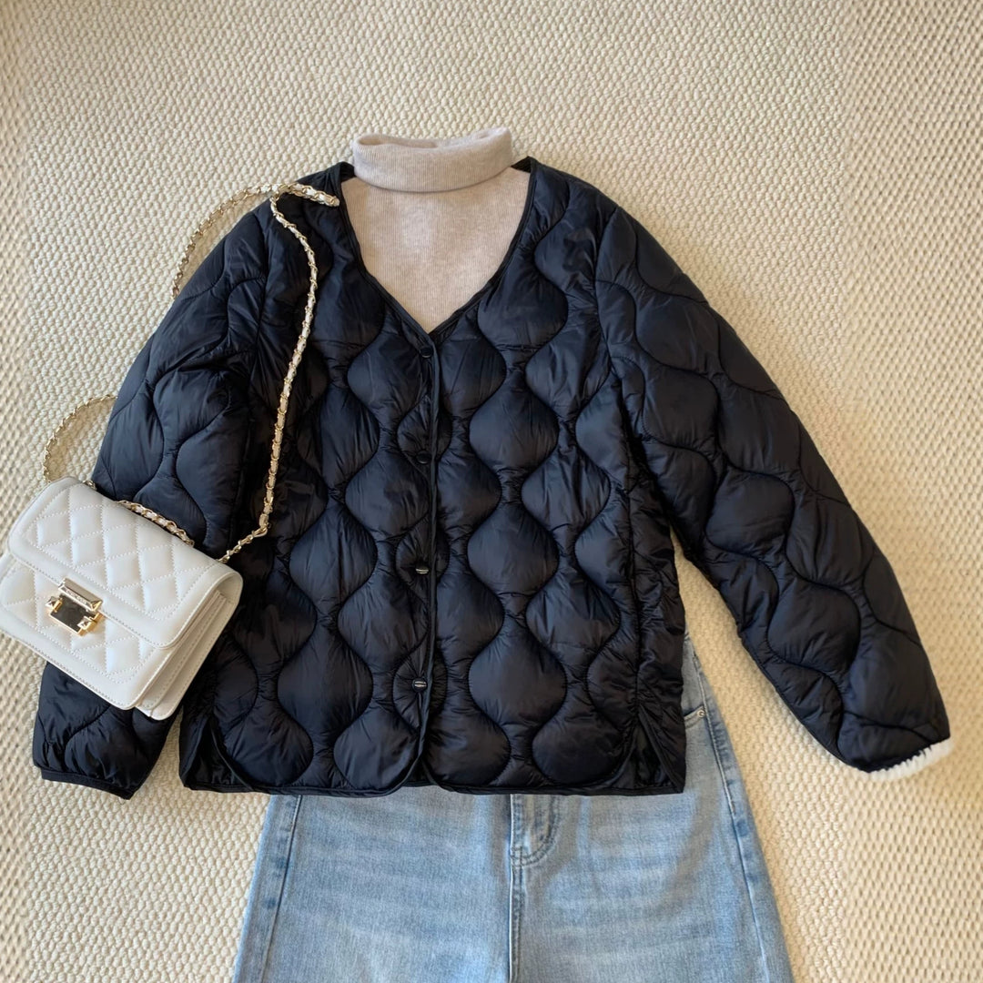 Damen Modische Daunenjacke Echoarchiv