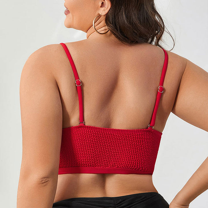 Damen Elegantes und bequemes Bikinitop mit raffinierten Texturen Echo Archiv