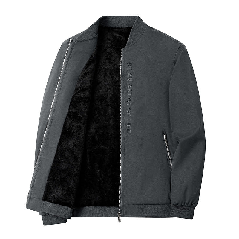 Herren Modernes Bomberjacke mit weichem Innenfutter Echo Archiv