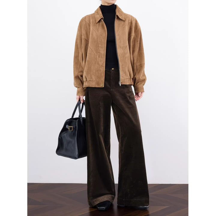 Damen Eleganter und lässiger Cord-Blazer Echoarchiv