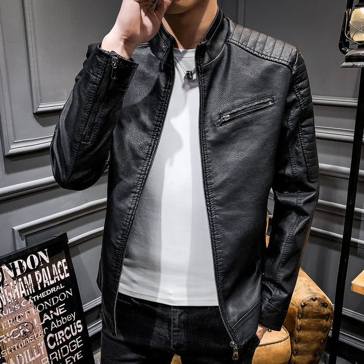 Herren Stylishe Bikerjacke Echo Archiv