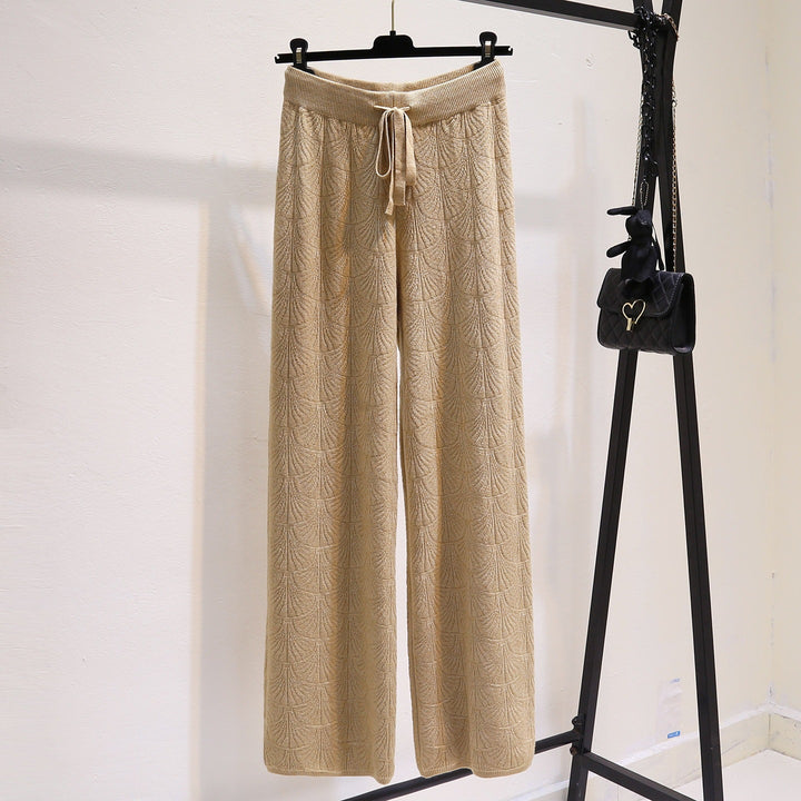 Damen Weite und bequeme Jersey-Hose Echo Archiv