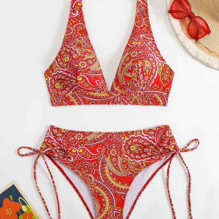 Damen Triangel-Bikini mit verspieltem Paisleymuster Echo Archiv