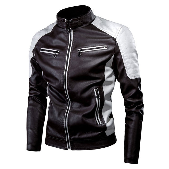 Herren Sportliche Bikerjacke Echo Archiv
