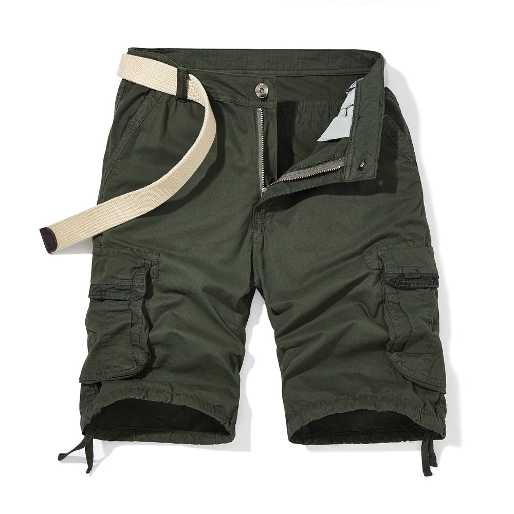 Herren Cargoshorts mit vielseitigen Seitentaschen und verstellbarem Gürtel Echoarchiv