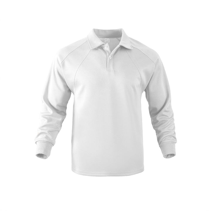 Herren Poloshirt mit langem Arm aus atmungsaktivem Material Echoarchiv