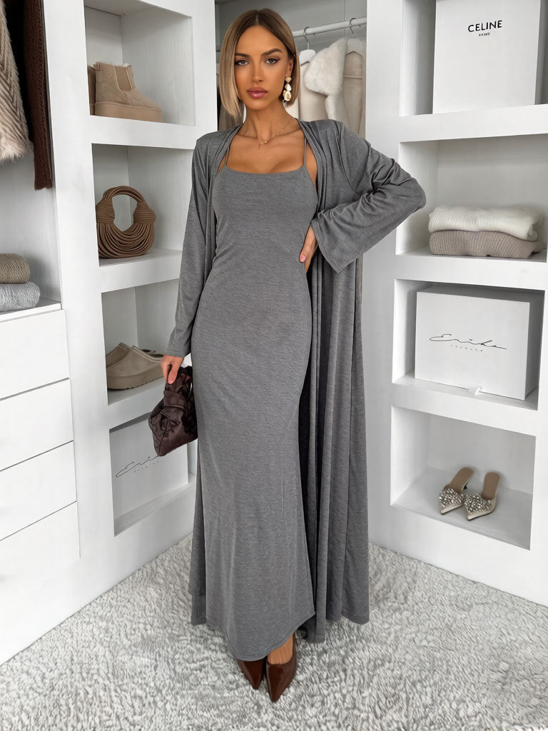 Damen Langes Maxikleid mit umschmeichelndem Schnitt Echo Archiv