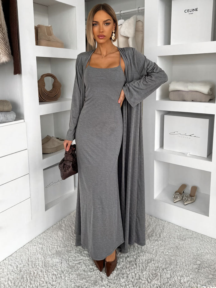 Damen Langes Maxikleid mit umschmeichelndem Schnitt Echo Archiv
