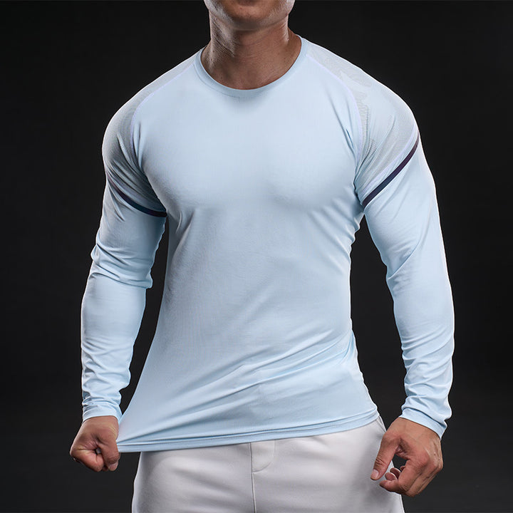 Herren sportliches Langarm-Funktionsshirt Echoarchiv