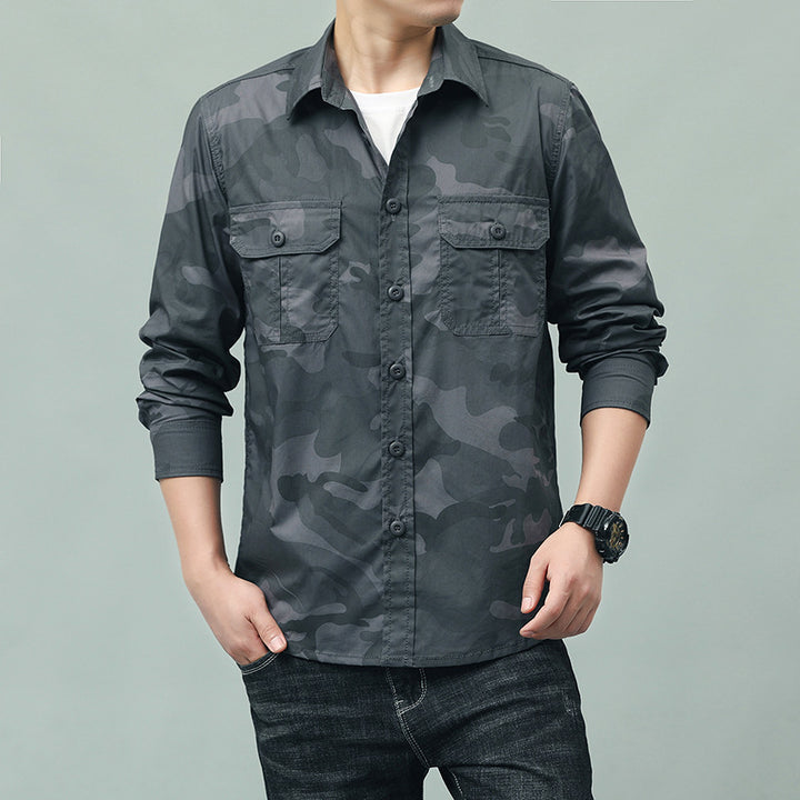 Herren Camouflage-Shirt mit Taschen Echo Archive