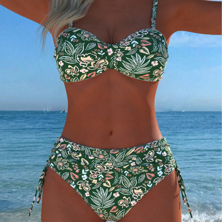 Damen Bikini-Set mit elegantem Balconette-Oberteil und modischem High-Waist-Höschen Echo Archiv