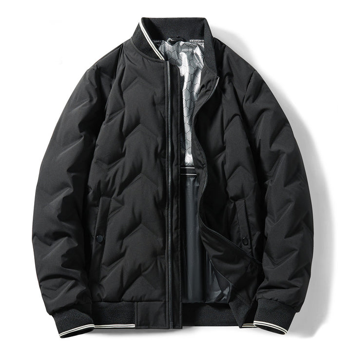 Herren gesteppte Winterjacke mit isolierendem Innenfutter Echoarchiv