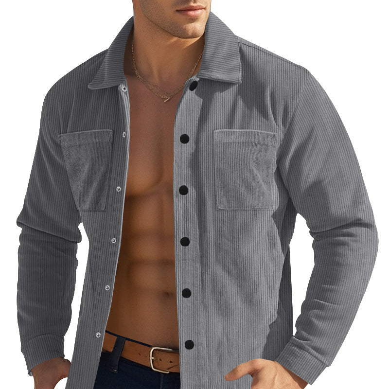 Herren Corduroy Freizeithemden Echoarchiv