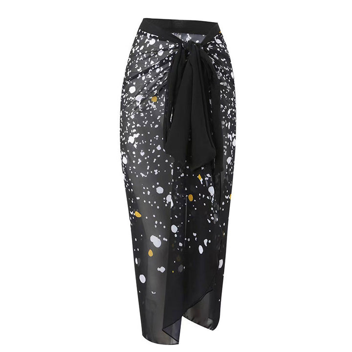 Damen Maxi-Rock mit elegantem Wickeldesign und floralem Muster Echo Archiv