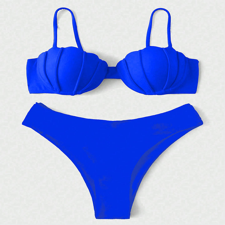Damen Bikini-Set mit strukturierter Schalen-Optik Echo Archiv