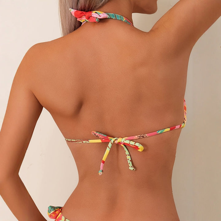 Damen Triangel-Bikini mit raffinierten Bindebändern Echo Archiv