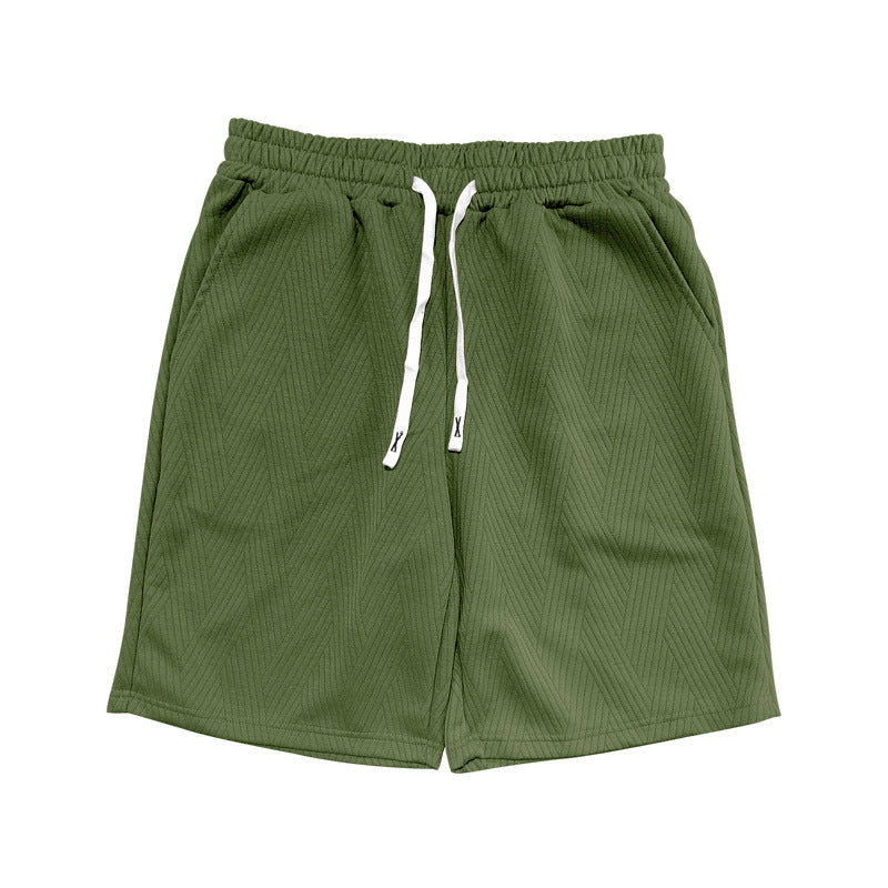 Herren bequeme Sportshorts mit elastischem Bund und seitlichen Taschen Echoarchiv