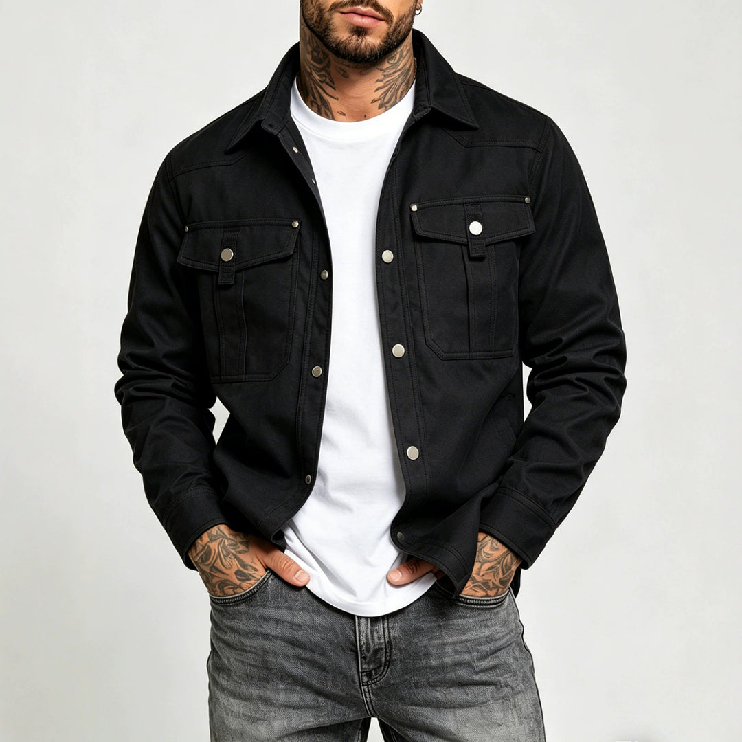 Herren Canvas-Hemdjacke Echoarchiv