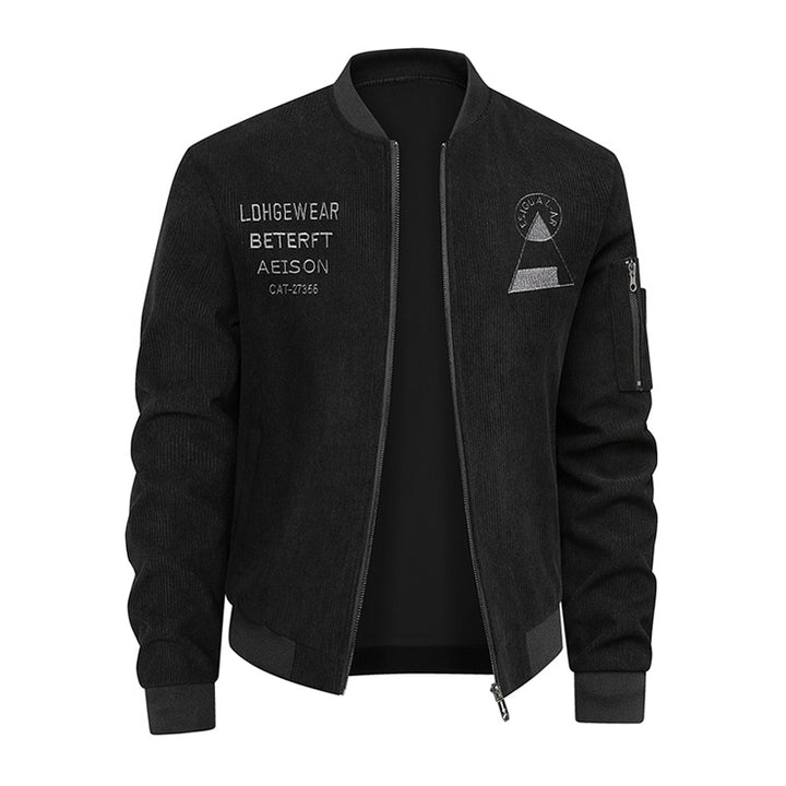 Herren Modische Cord Bomberjacke Echo Archiv
