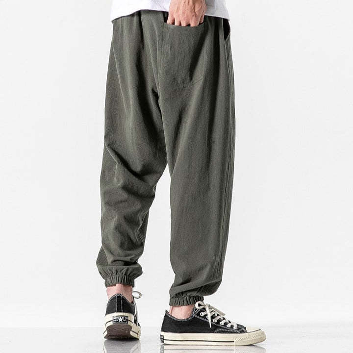 Herren Bequeme Jogginghose mit elastischem Bund und seitlichen Taschen Echoarchiv