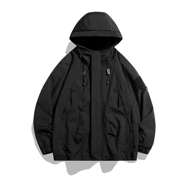 Herren vielseitige Outdoorjacke mit verstellbarer Taille und großen Taschen Echoarchiv