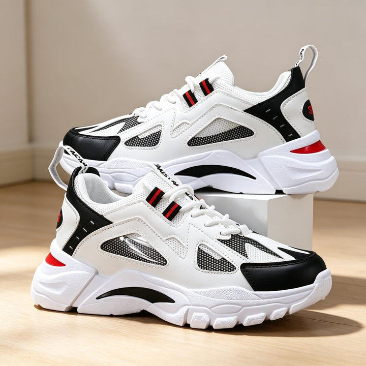 Unisex Sportliche Sneaker mit atmungsaktivem Mesh Echoarchiv