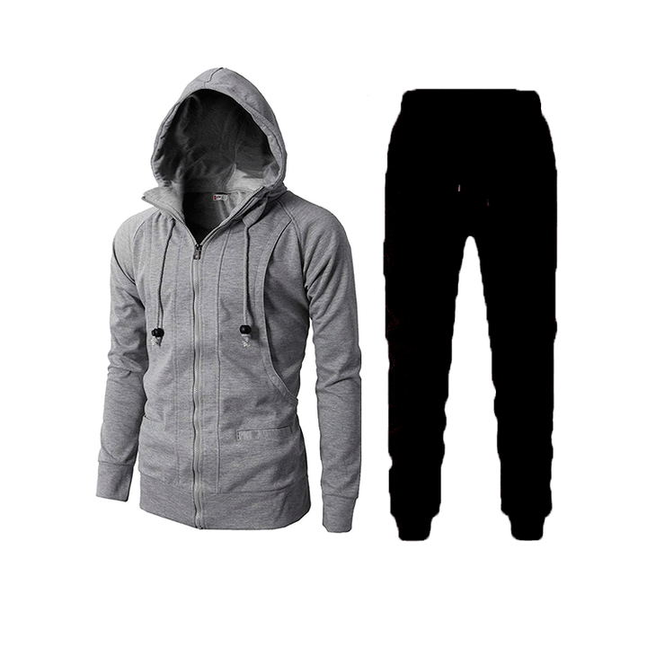 Herren Sportlicher Hoodie und Jogginghose Set mit hochwertigem Material und Funktionalität Echoarchiv