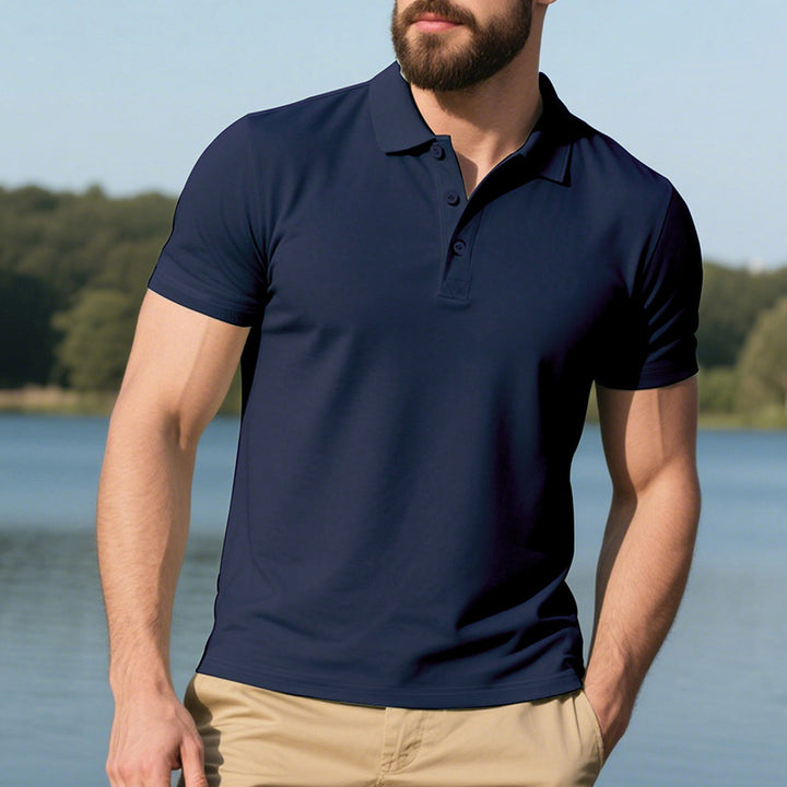 Herren Polo-Shirt mit atmungsaktiver Anti-Pilling-Technologie Echoarchiv