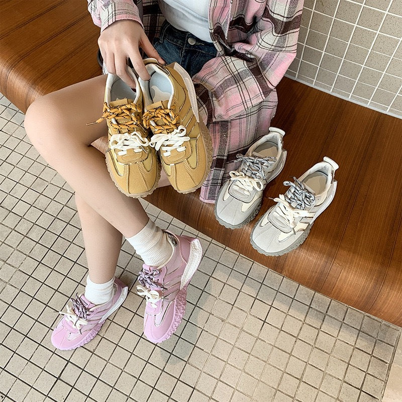 Damen Chunky Sneaker mit rutschfester Sohle und atmungsaktivem Obermaterial Echo Archiv