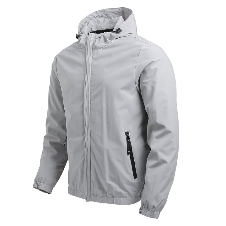 Herren Atmungsaktive Outdoorjacke mit verstellbarem Kragen Echo Archiv