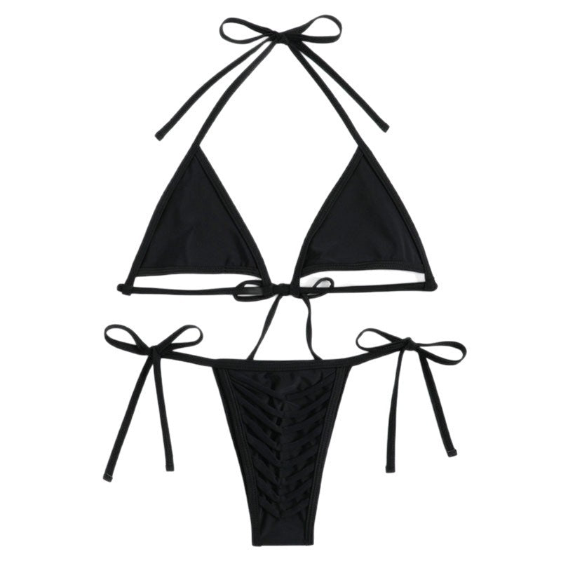 Damen Triangel-Bikini mit eleganten Schnürdetails Echo Archiv