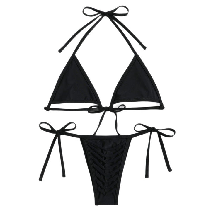 Damen Triangel-Bikini mit eleganten Schnürdetails Echo Archiv