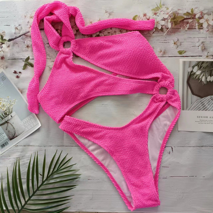 Damen Triangel-Bikini mit aufregendem Cut-Out und elastischem Stoff Echo Archiv