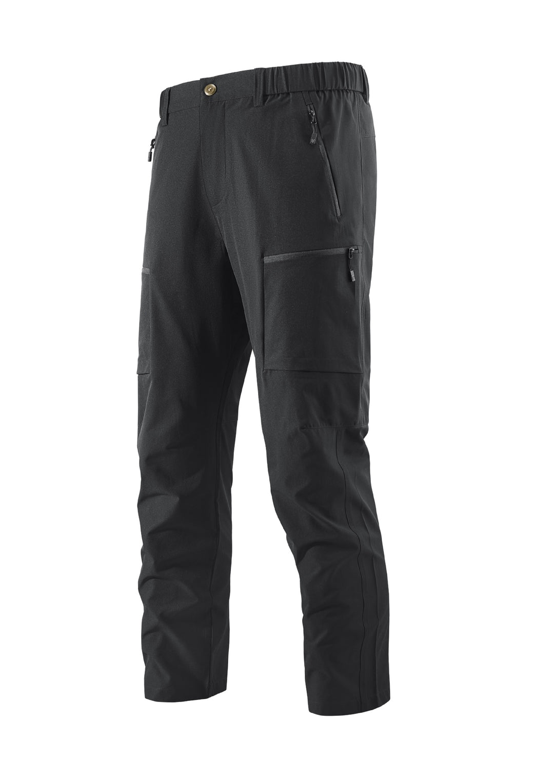 Herren Multifunktionale Cargo-Reisehose mit elastischem Bund, Reißverschlusstaschen und Knieverstärkung Echo Archiv
