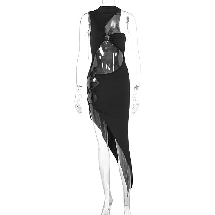 Damen figurbetontes asymmetrisches Kleid mit raffinierten Cut-Outs und modischen Details Echo Archiv